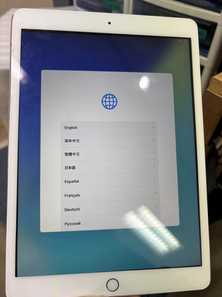 iPad7起動状態