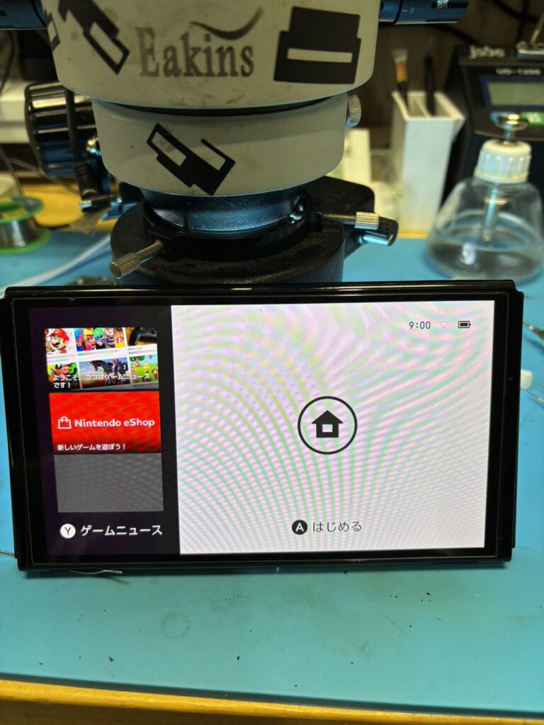 新型switch基板修理