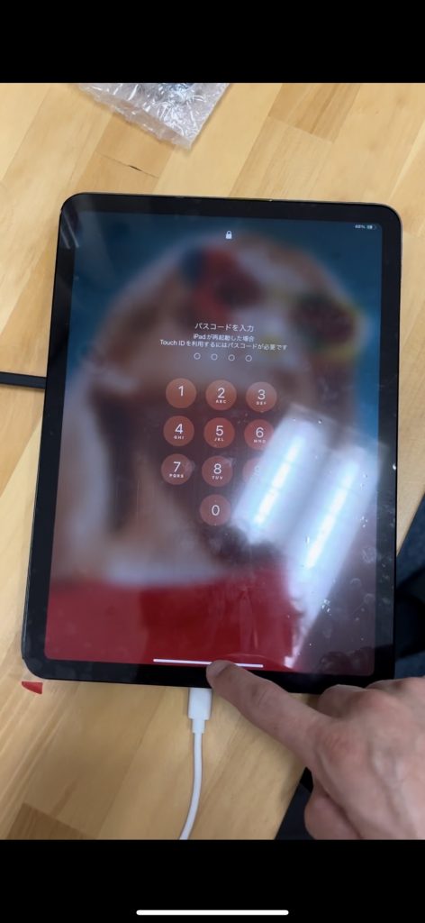 iPad Air 第4世代 基板修理後に起動