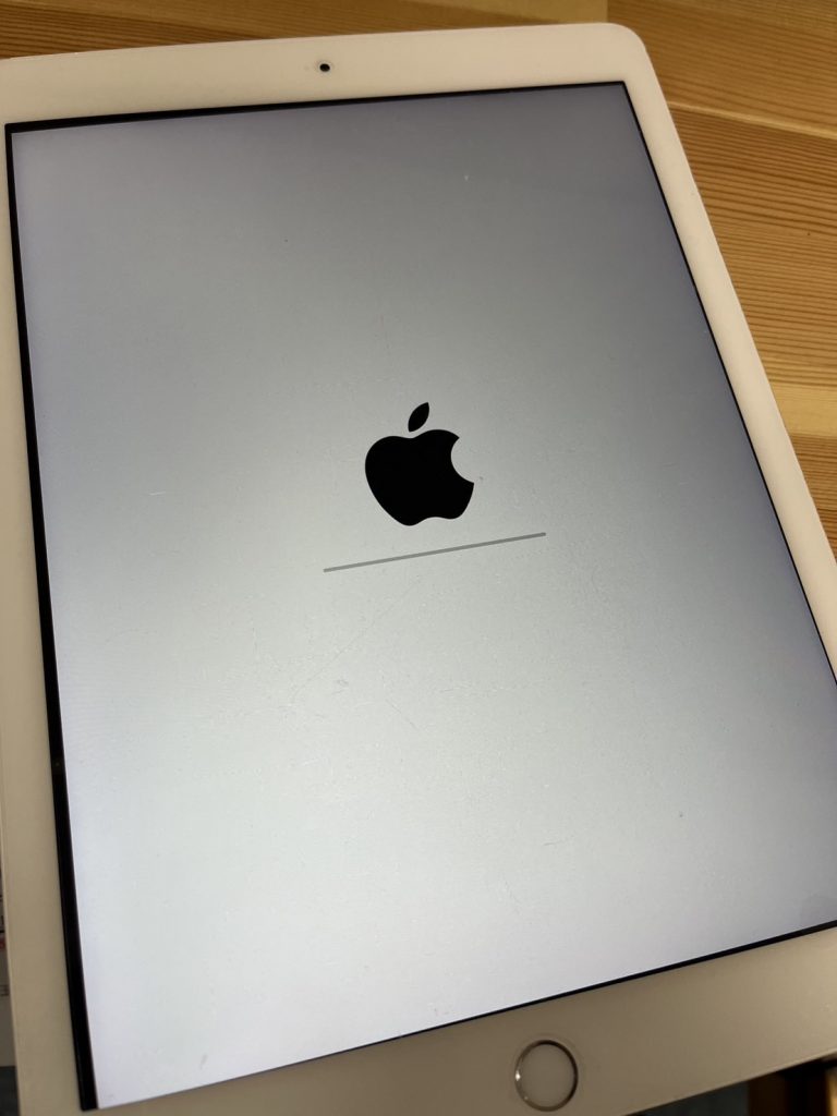 iPad 第5世代 起動時のロゴマーク