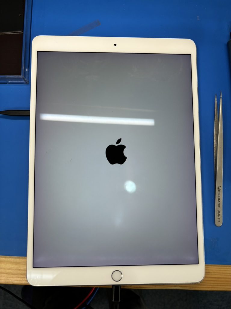 iPad Pro 10.5インチ 修理前のリンゴループの画面