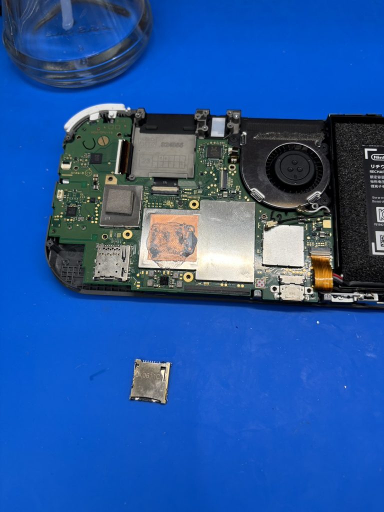 switchライト SDカードスロット交換オンボードのスロット交換