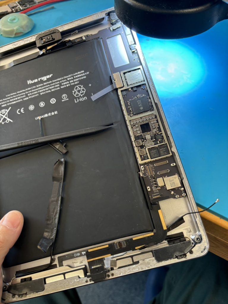 iPad 第6世代 仮組みでの動作確認