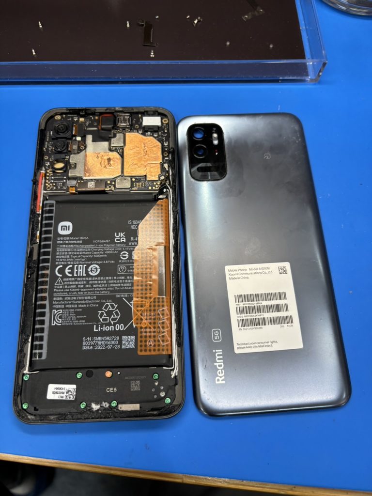 Redmi Note 10T 端末の分解