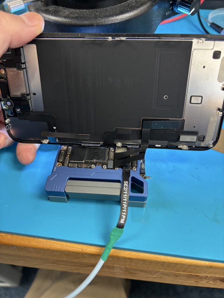 iPhone 11 テストピースでの表示確認