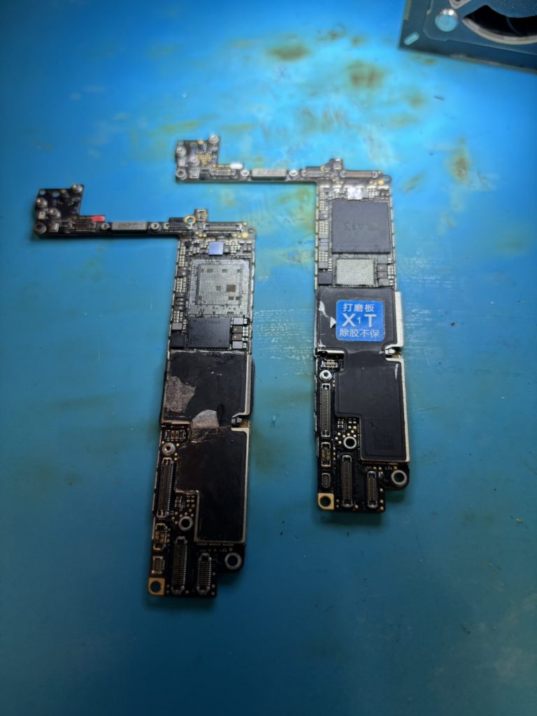 【修理事例】iPhoneSE2水没故障からのデータ復旧 – CPU移植による基板修理の全工程
