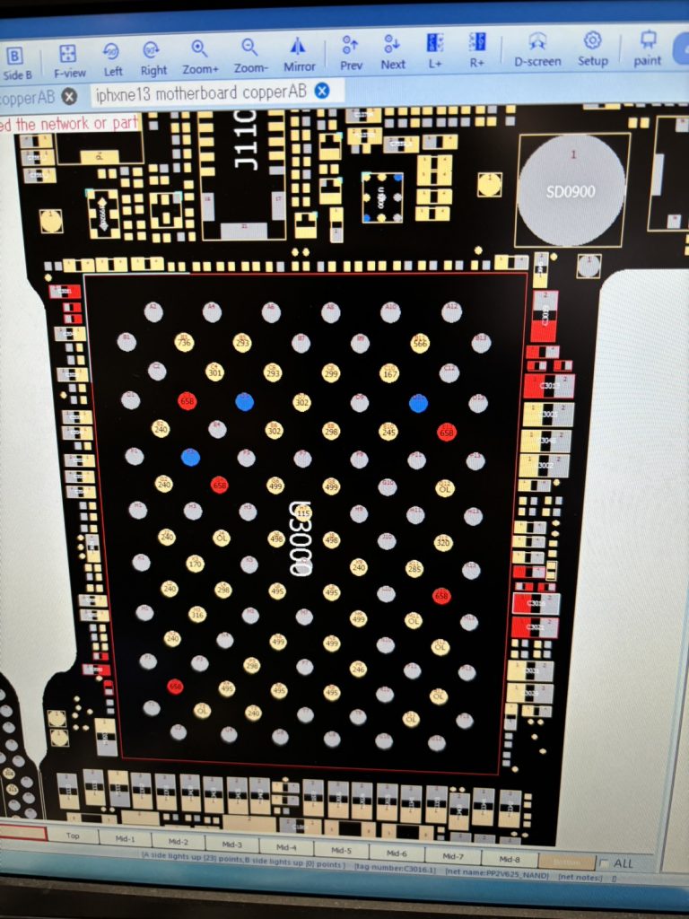 iPhone 13 ショートしているラインの確認