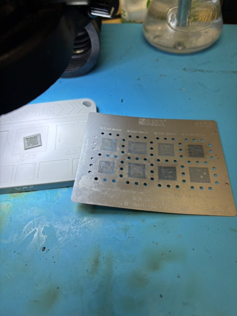 AQUOS wish2 CPUのリボール作業