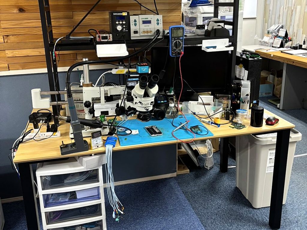 Stock Repair 熊谷店の作業スペース