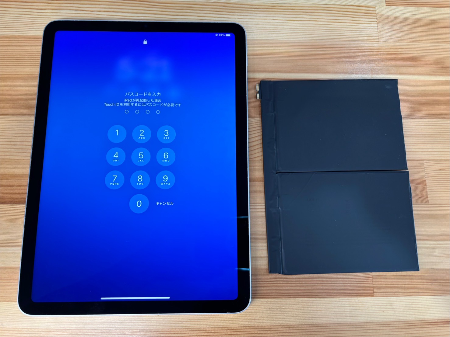 iPadAir5バッテリー交換&フレーム矯正【iPad修理熊谷】