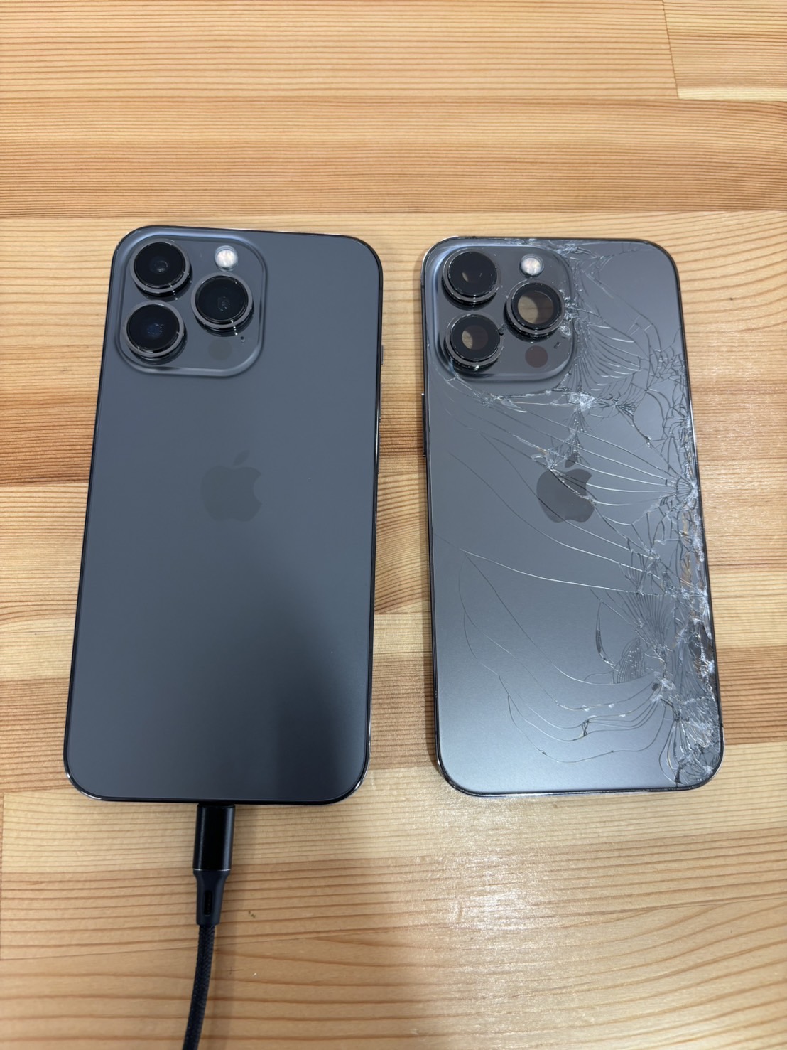 iPhone12Promax背面ガラスが割れてしまった【iPhone修理熊谷】