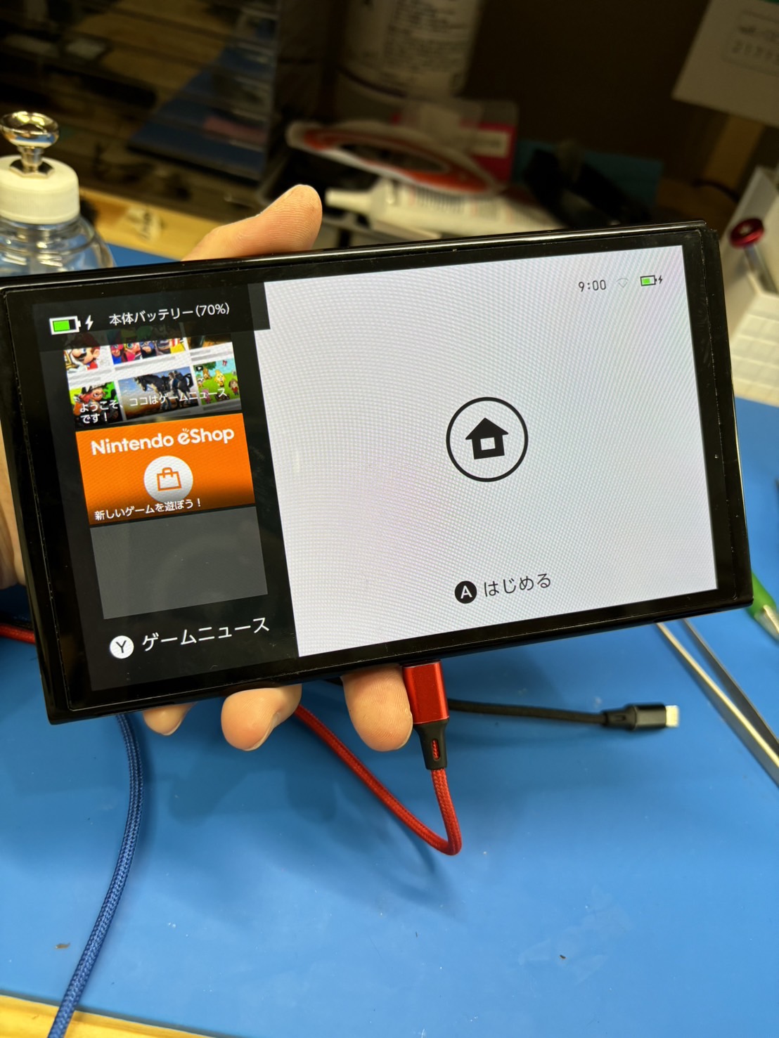 新型switch画面が映らなくなってしまった【switch修理熊谷】