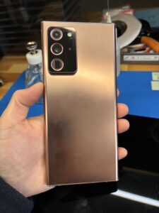 Galaxy Note20 Ultra背面ガラス割れ【Galaxy修理熊谷】