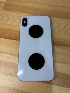 iPhoneX背面ガラス割れ【iPhone修理熊谷】