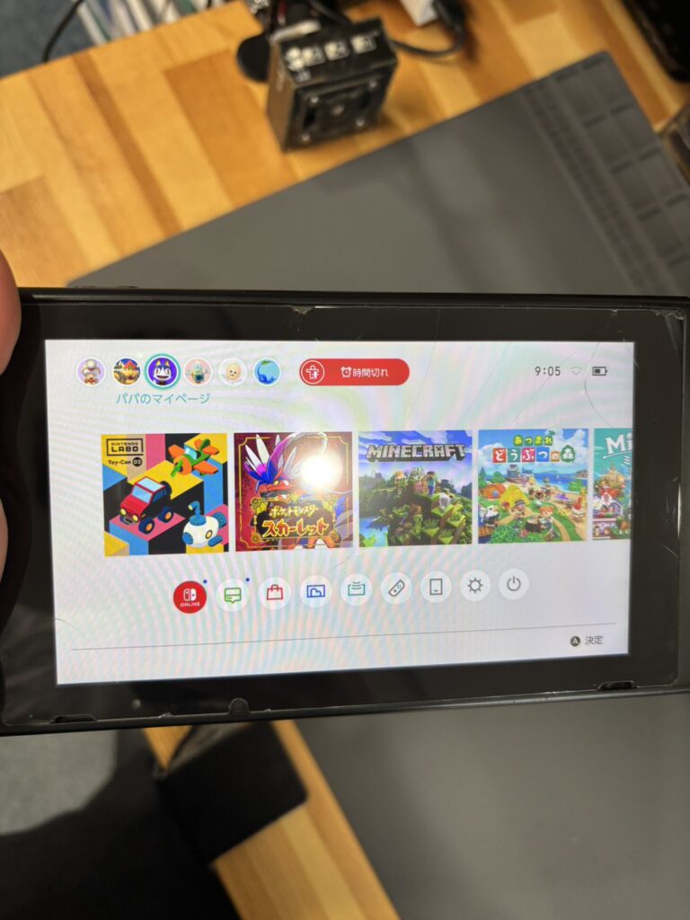 switch基板修理